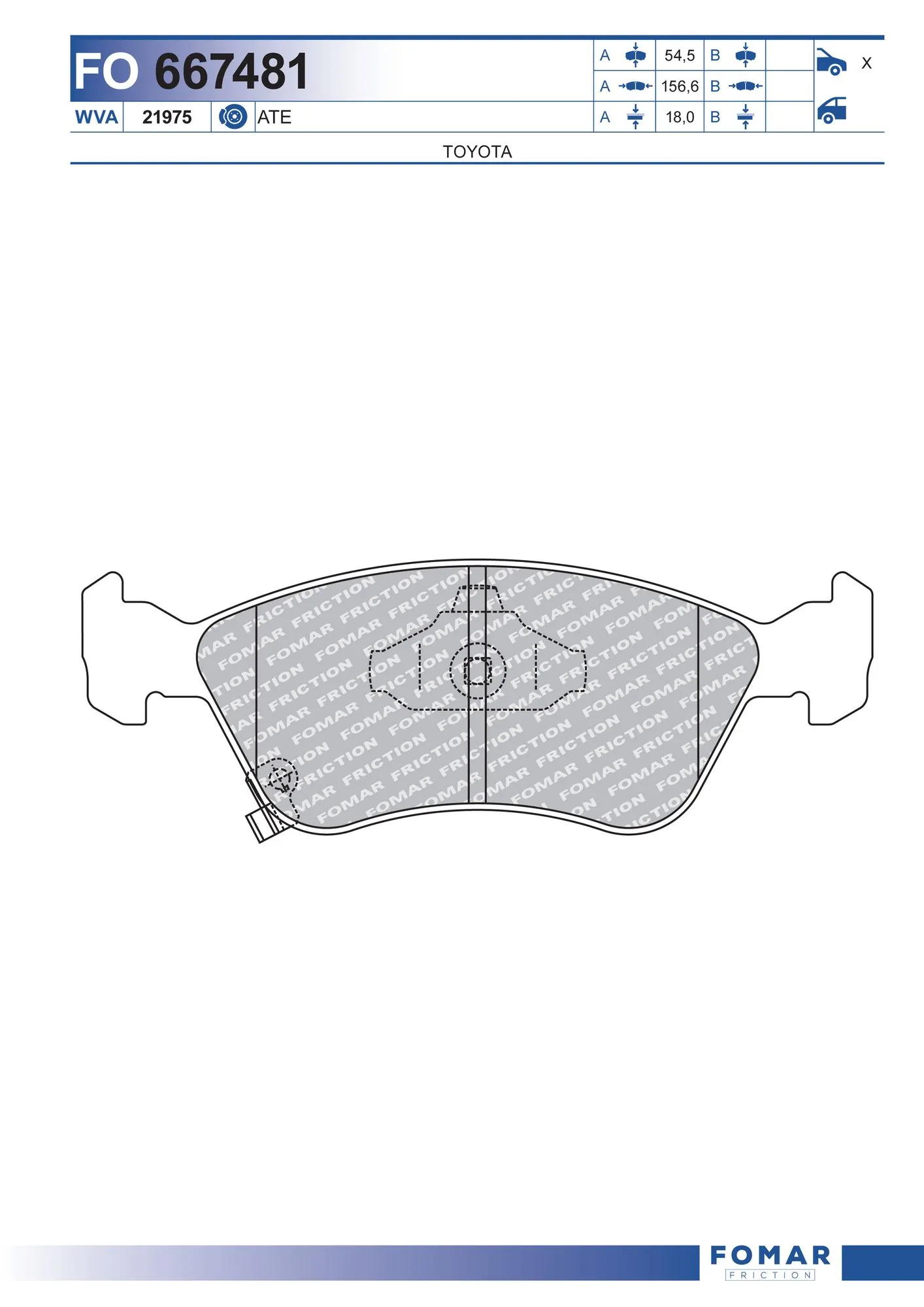 Brake Pad Set, disc brake